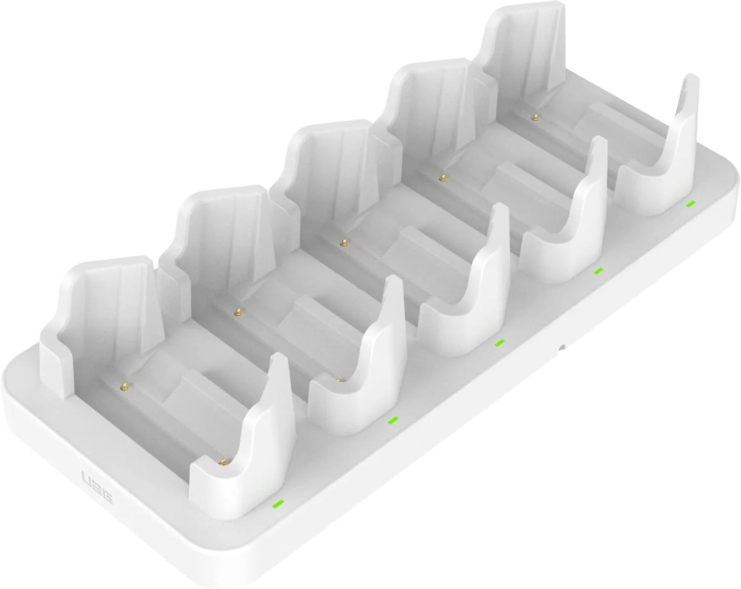 UAG Urban Armor Gear Multi-Device Charging Dock Healthcare White/Gray, 10W Fast Charging Workflow 5-Slot Case Charger Cradle for Workflow Battery Cases Compatible with iPhone 14/13/12/12 Pro/SE/8