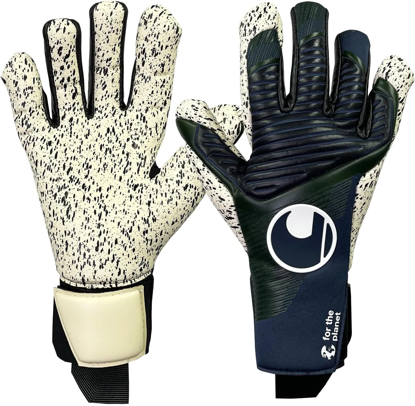 Uhlsport Powerline Supergrip  HN Earth Edition Goalkeeper Gloves | Gloves Made from Sustainable Materials - for The Planet |