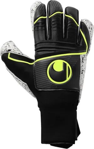 uhlsport Supergrip  Flex Frame Carbon Goalkeeper Gloves Size 9.5, Black