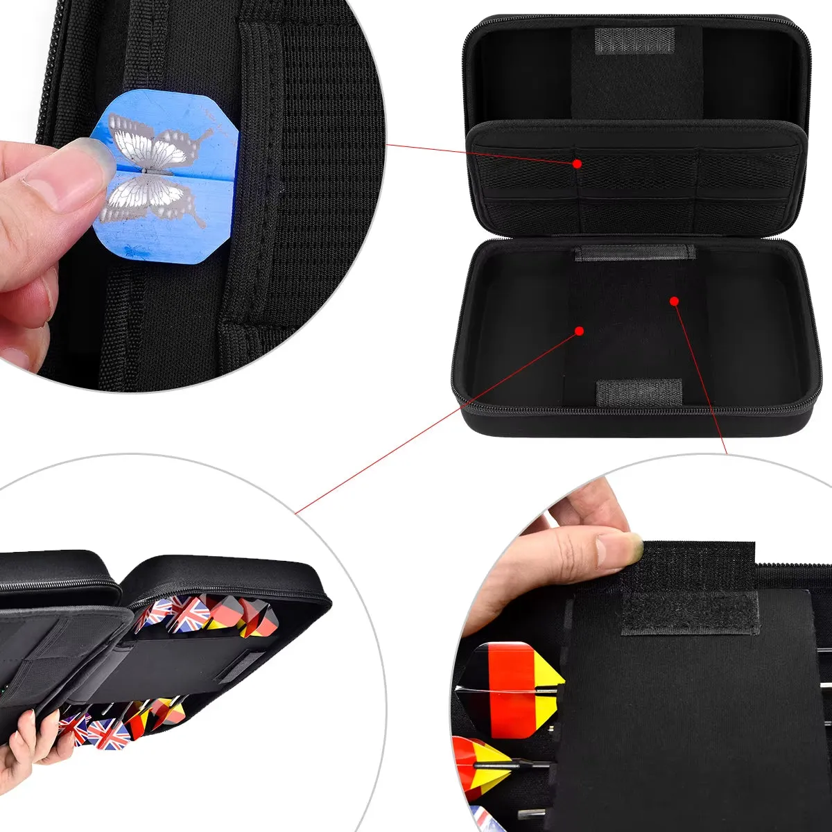 Ultimate Dart Case for Steel Tip and Soft Tip Darts