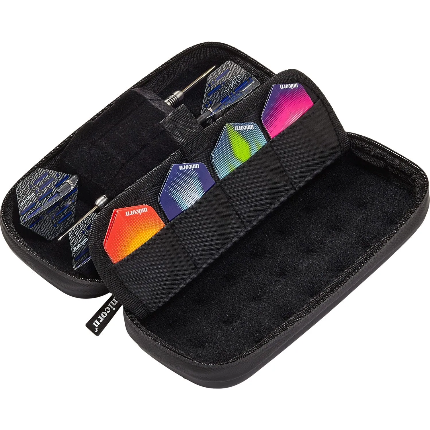 Unicorn Contender Dart Case - Total Protection Hard Case - Noir