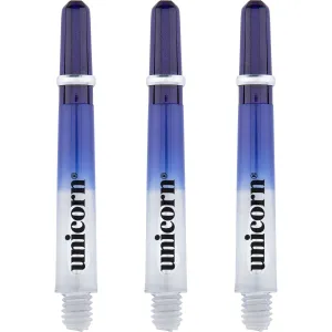 Unicorn Gripper 4 Two Tone Shafts - Polycarbonate Dart Stems with Ring - Blue