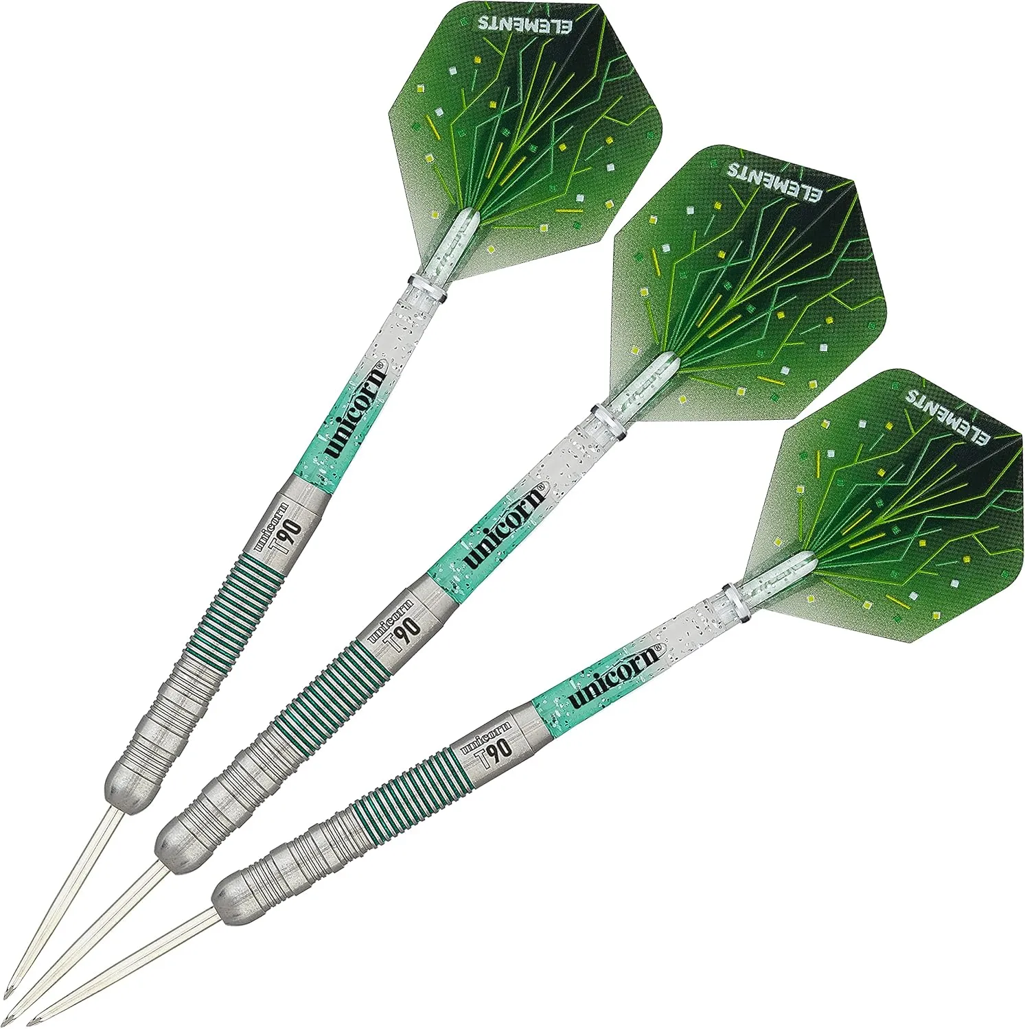 Unicorn Steel Tip Darts Set | Core XL T90 & T95 Series | 90% & 95% Tungsten Barrels with Colour Accents | 20g, 21g, 22g, 23g, 24g or 25g