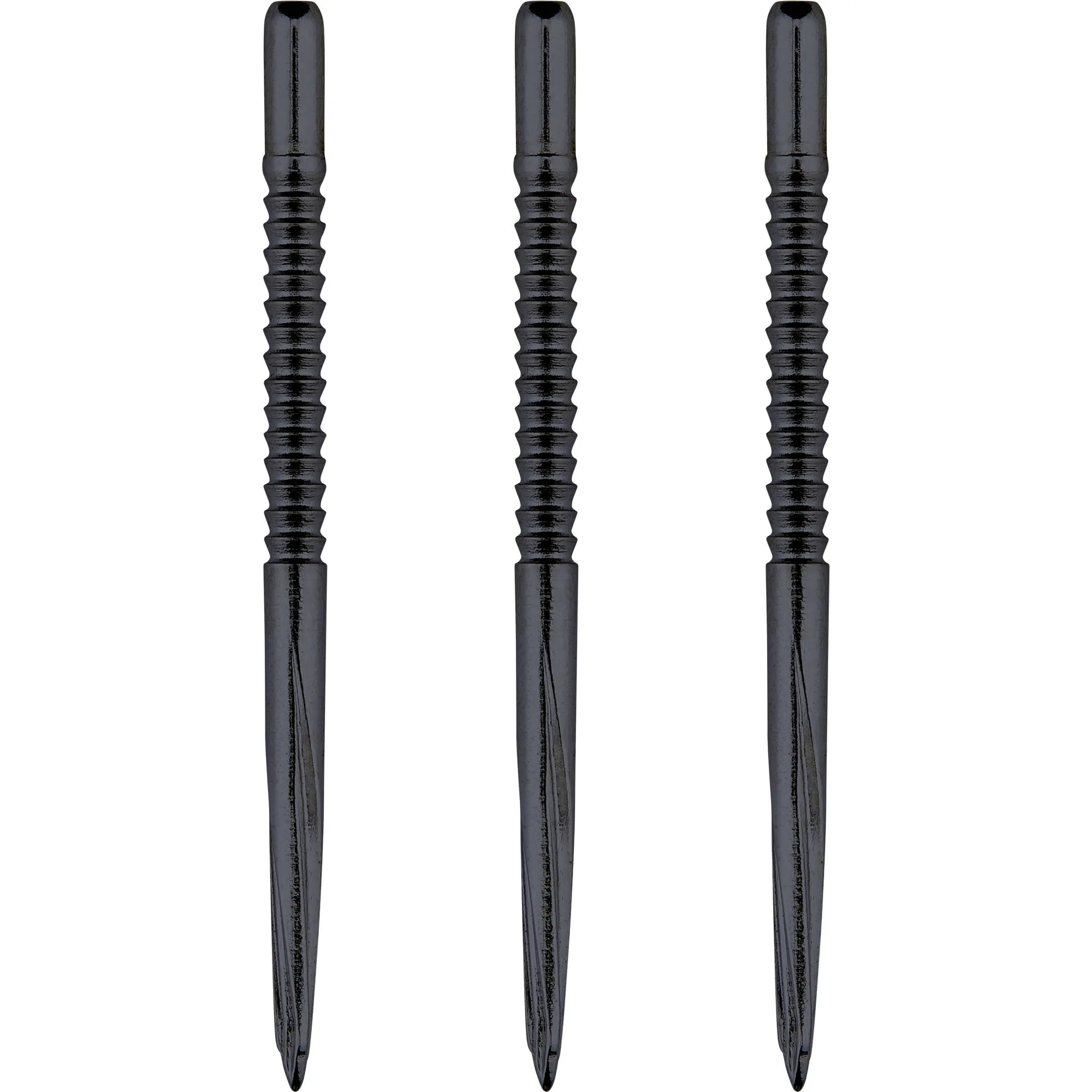 Unicorn Volute Dart Points - Steel Tip - Shark Fin - Black