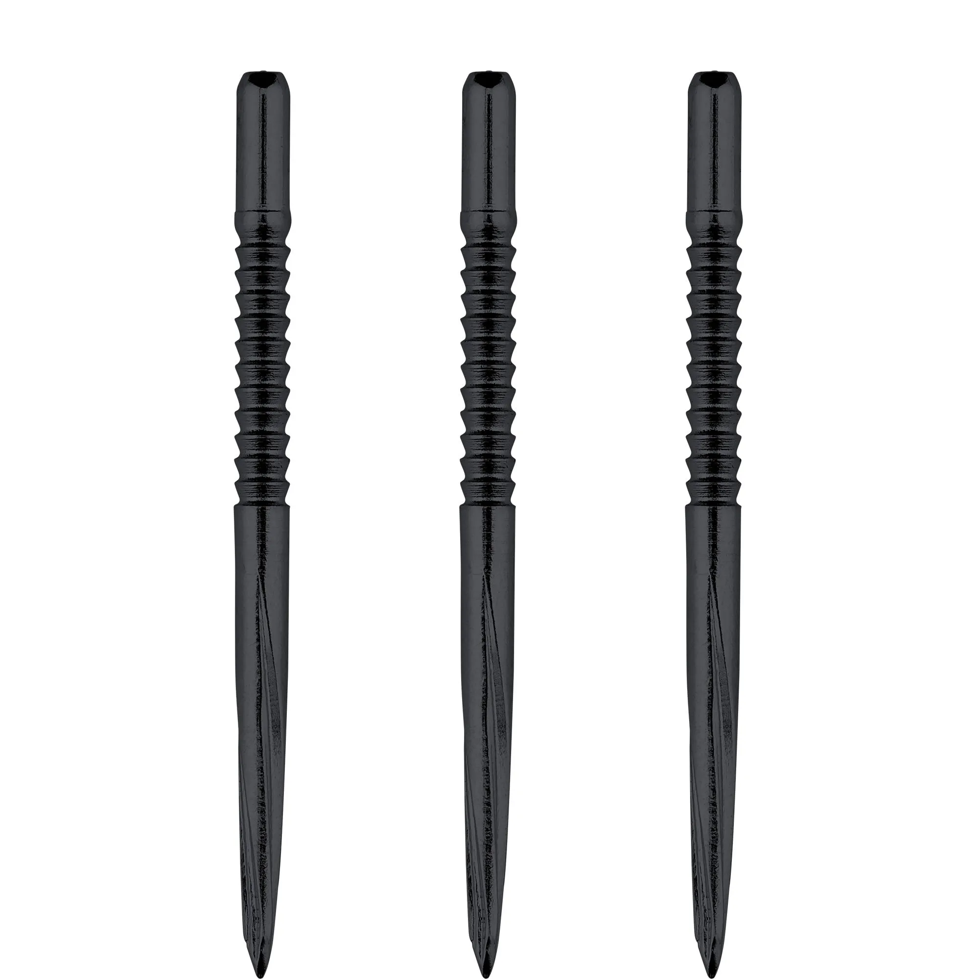 Unicorn Volute Dart Points - Steel Tip - Shark Fin - Black