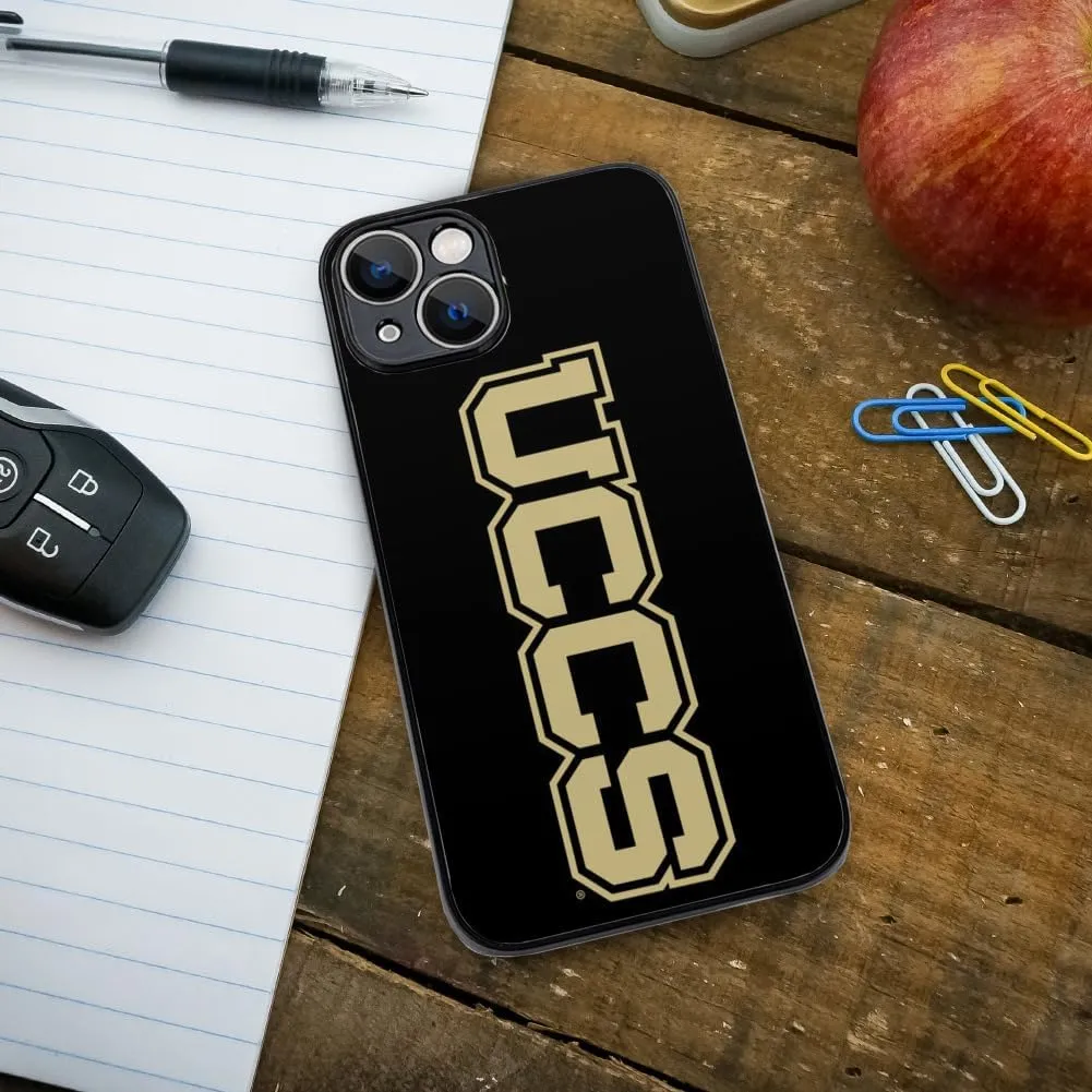 University of Colorado - Colorado Springs UCCS Mountain Lions Primary Logo Protective Slim Fit Plastic Bumper Case Fits Apple iPhone 15