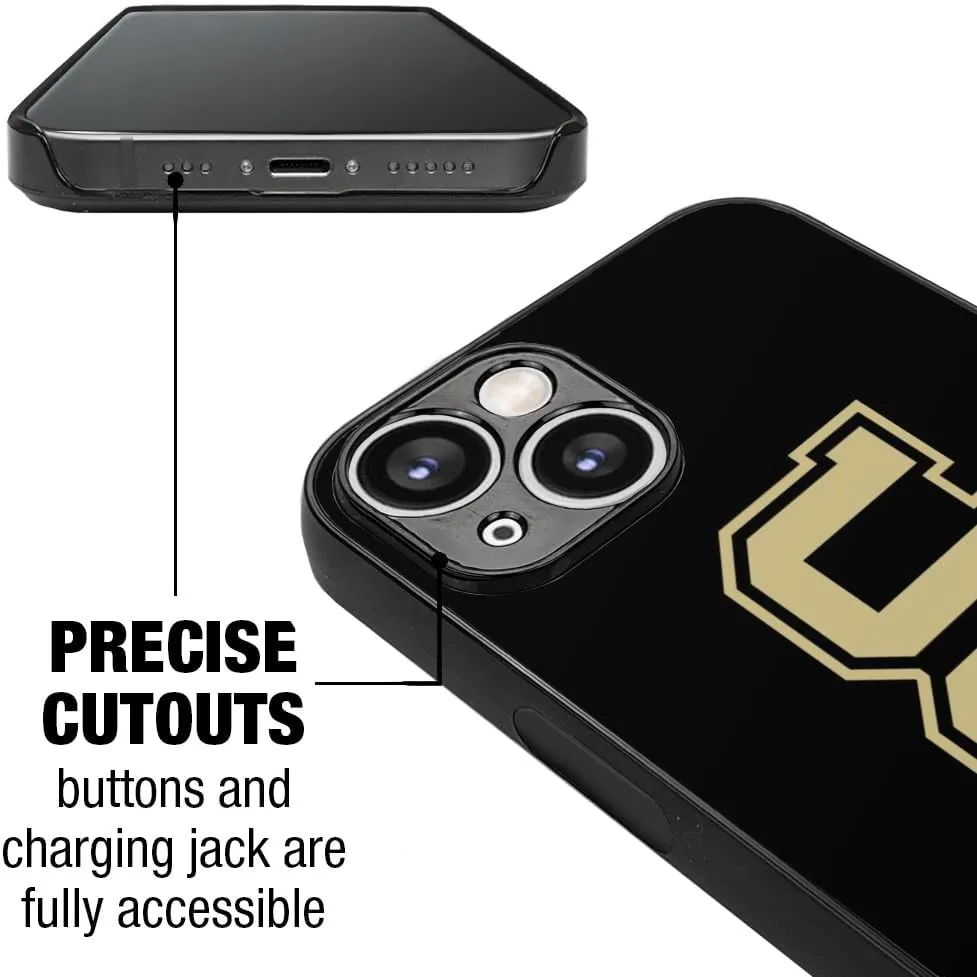 University of Colorado - Colorado Springs UCCS Mountain Lions Primary Logo Protective Slim Fit Plastic Bumper Case Fits Apple iPhone 15
