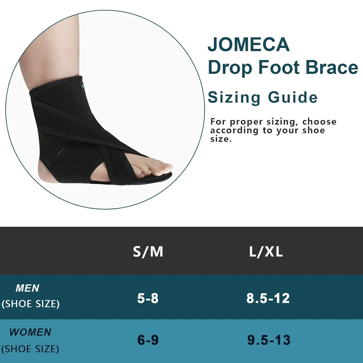 Upgraded Drop Foot Brace for Walking with Shoes - Dual Forefoot Support Plates Adjustable Soft AFO, Foot Drop, TBI, ALS, MS, Bone Fracture, Fits Women & Men FSA or HSA Eligible (Right, L/XL)
