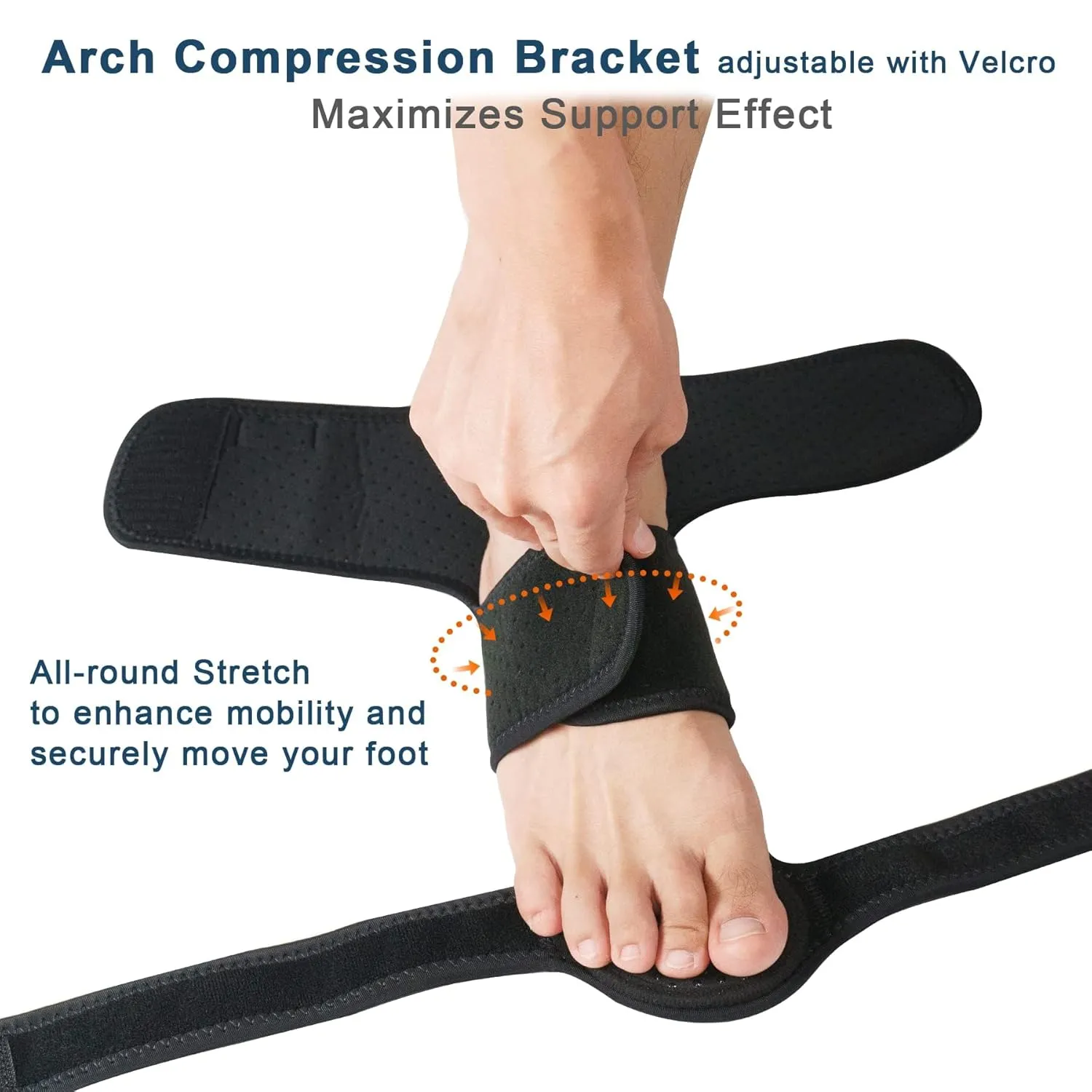 Upgraded Drop Foot Brace for Walking with Shoes - Dual Forefoot Support Plates Adjustable Soft AFO, Foot Drop, TBI, ALS, MS, Bone Fracture, Fits Women & Men FSA or HSA Eligible (Right, L/XL)