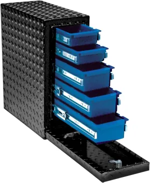 UWS DS-22-BLK Black 22" Drawer Slide Box