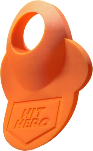 V2 Updated 2025, Baseball Thumb Guard, Shapeable, Batters Batting Grip, Finger Guard, Accessory, Batting Protection, Reduce Bat Sting, Hitter Orange