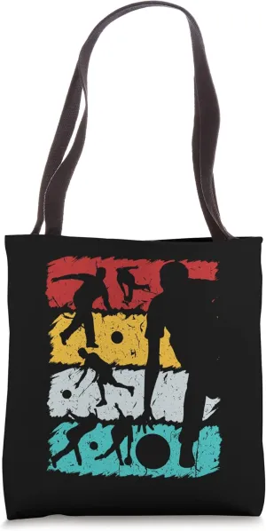 Vintage Bowling Men Women Retro Bowler Tote Bag