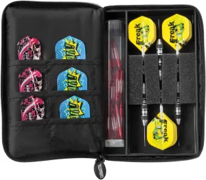 Viper Casemaster Select Nylon Steel and Soft Tip Dart and Accessory Case, Holds 3 Darts, Foam Cushion Allows Flights to be Stored Open Without Being Crushed,Black