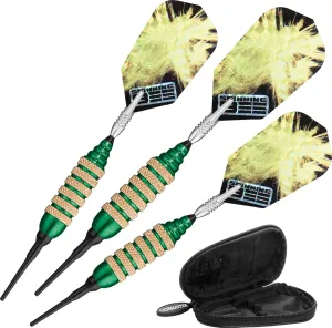 Viper Spinning Bee Soft Tip Darts with Casemaster Storage/Travel Case, 16 Grams