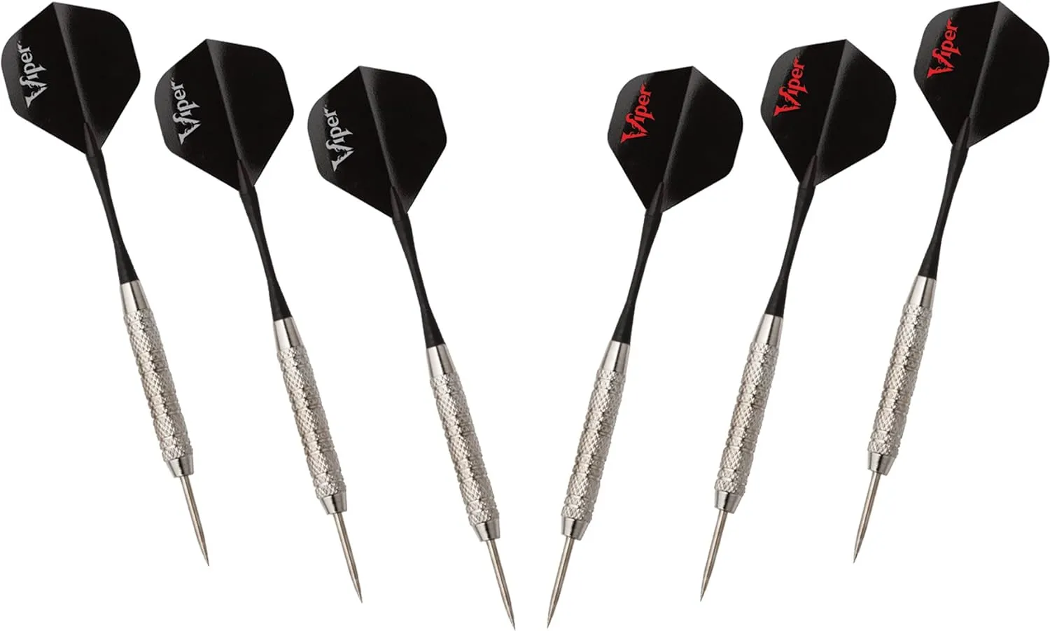 Viper Stadium Cabinet & Shot King Sisal/Bristle Dartboard Ready-to-Play Bundle with Two Sets of Steel-Tip Darts, Throw Line, and Dry Erase Scoreboards, Walnut Finish