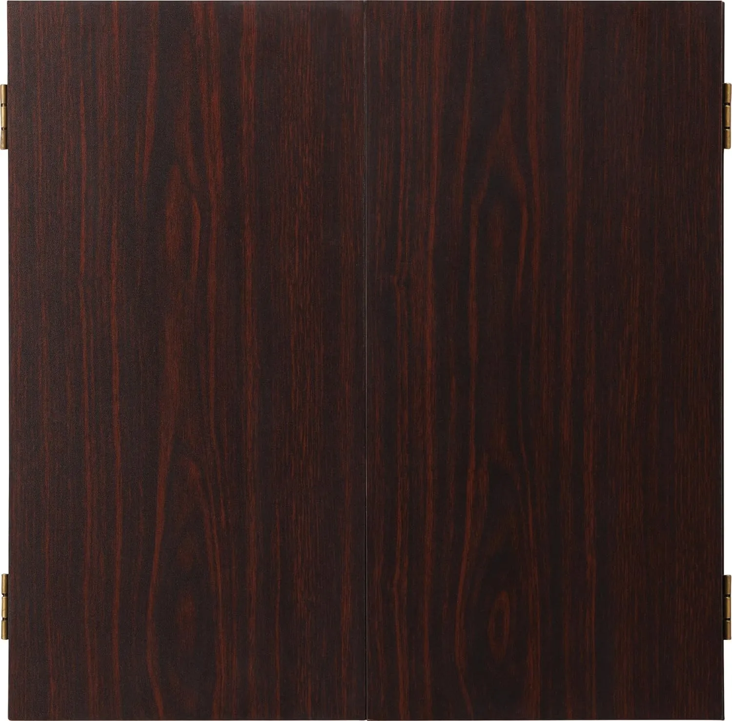 Viper Stadium Cabinet & Shot King Sisal/Bristle Dartboard Ready-to-Play Bundle with Two Sets of Steel-Tip Darts, Throw Line, and Dry Erase Scoreboards, Walnut Finish