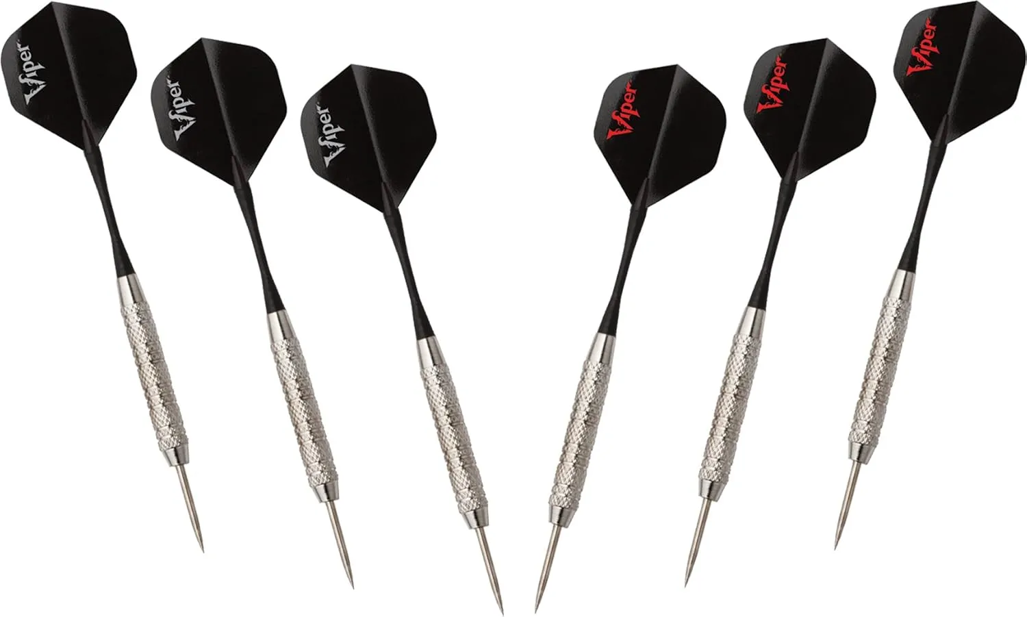 Viper Vault Cabinet & Shot King Sisal/Bristle Dartboard Ready-to-Play Bundle with Two Sets of Steel-Tip Darts, Throw Line, and Dry Erase Scoreboards, Walnut Finish