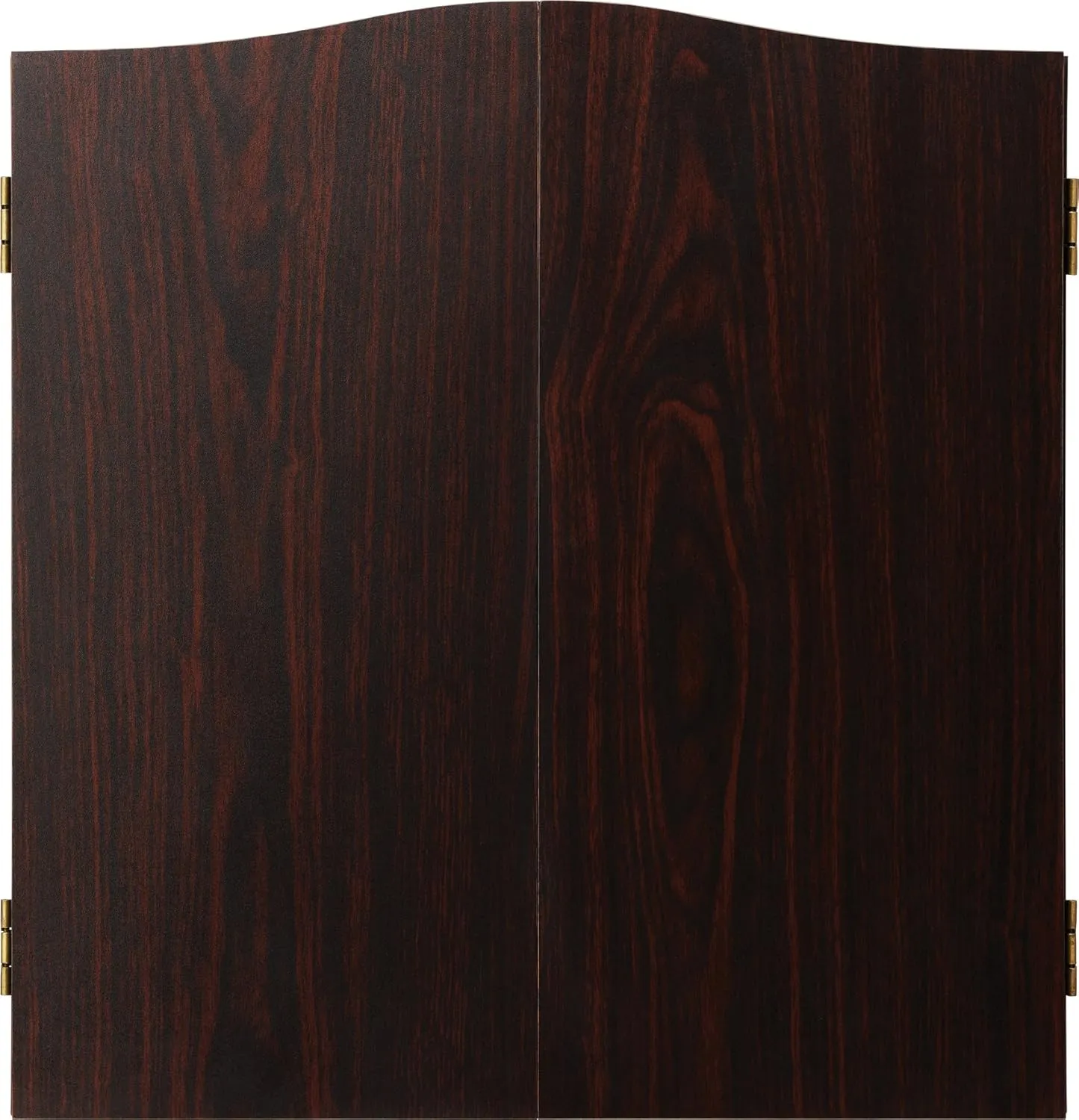 Viper Vault Cabinet & Shot King Sisal/Bristle Dartboard Ready-to-Play Bundle with Two Sets of Steel-Tip Darts, Throw Line, and Dry Erase Scoreboards, Walnut Finish