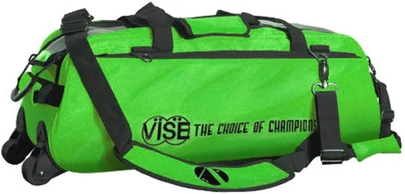 VISE Clear Top 3 Ball Roller Bowling Bag