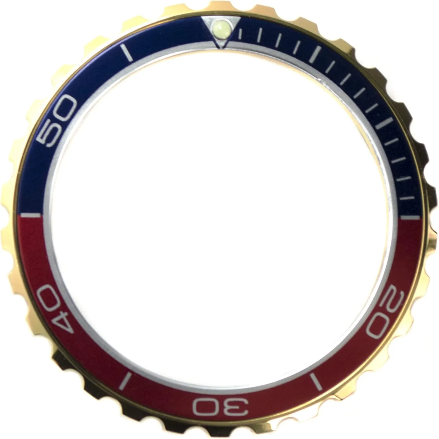 Vostok Gold Bezel for Amphibia & Komandirskie Stainless Steel Replacement Bezel Amphibia   Aluminium Insert