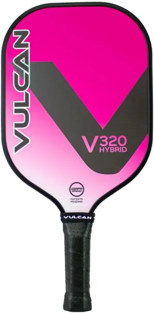 Vulcan | V320 Pickleball Paddle | Hybrid Performance | Polypropylene Core - Fiberglass Surface | USAP Approved | Multiple Colors