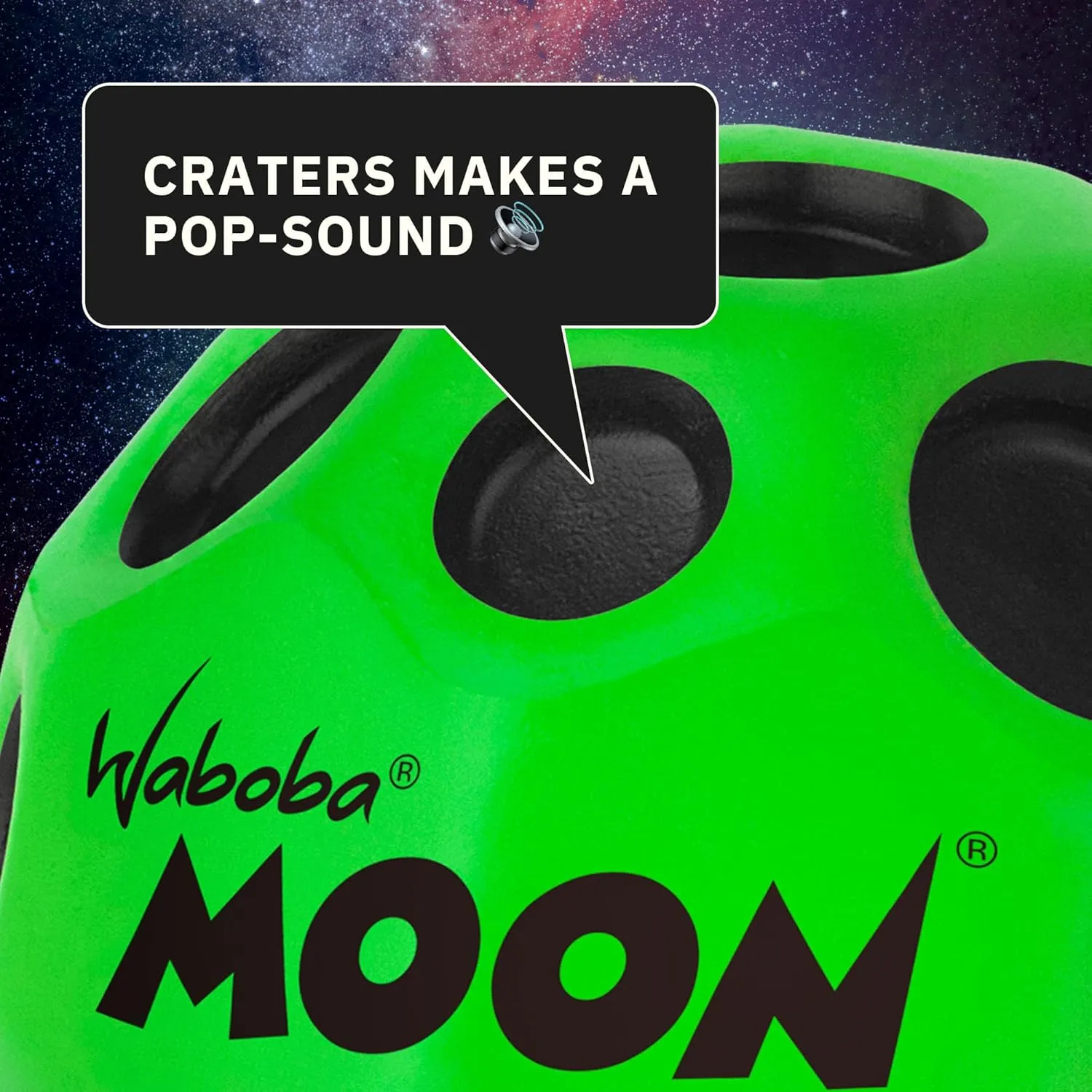 Waboba The Original Moon Ball - Hyper Bouncy Ball - All Ages Extreme Bounce and Fun - Perfect for Active Play and Outdoor Games