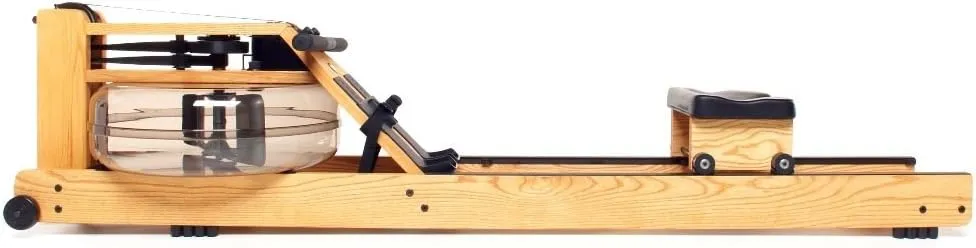 WaterRower Ash Rowing Machine with S4 Monitor | USA Made Water Rower | Original Handcrafted Erg Row Machine for Home Use & Gym