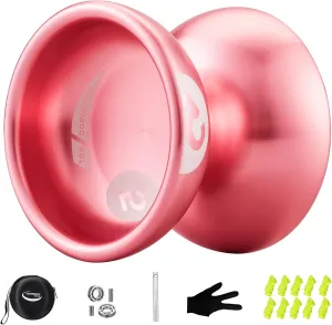 WATIEOBOO Yoyo Professional,Metal Responsive Yoyo for Kids Beginners, Unresponsive Yoyo for Adults Intermediate-Advanced Players with Yoyo String Professional Trick Yoyo-Model WA-V8