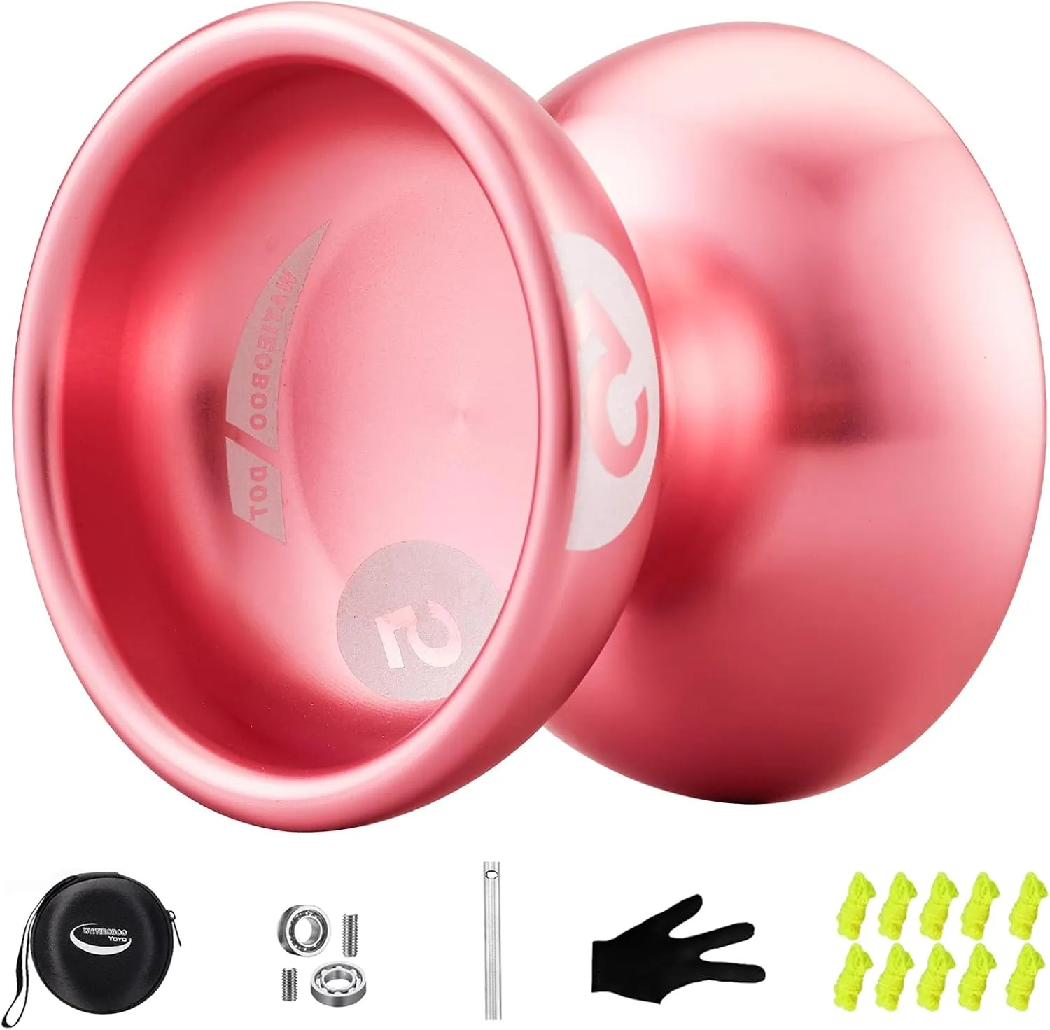 WATIEOBOO Yoyo Professional,Metal Responsive Yoyo for Kids Beginners, Unresponsive Yoyo for Adults Intermediate-Advanced Players with Yoyo String Professional Trick Yoyo-Model WA-V8