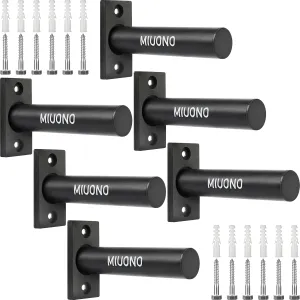 Weight Plate Holder, 6 Pack Weight Plate Rack, Fit for 2 Inch Olympic Plate Storage Home Gym