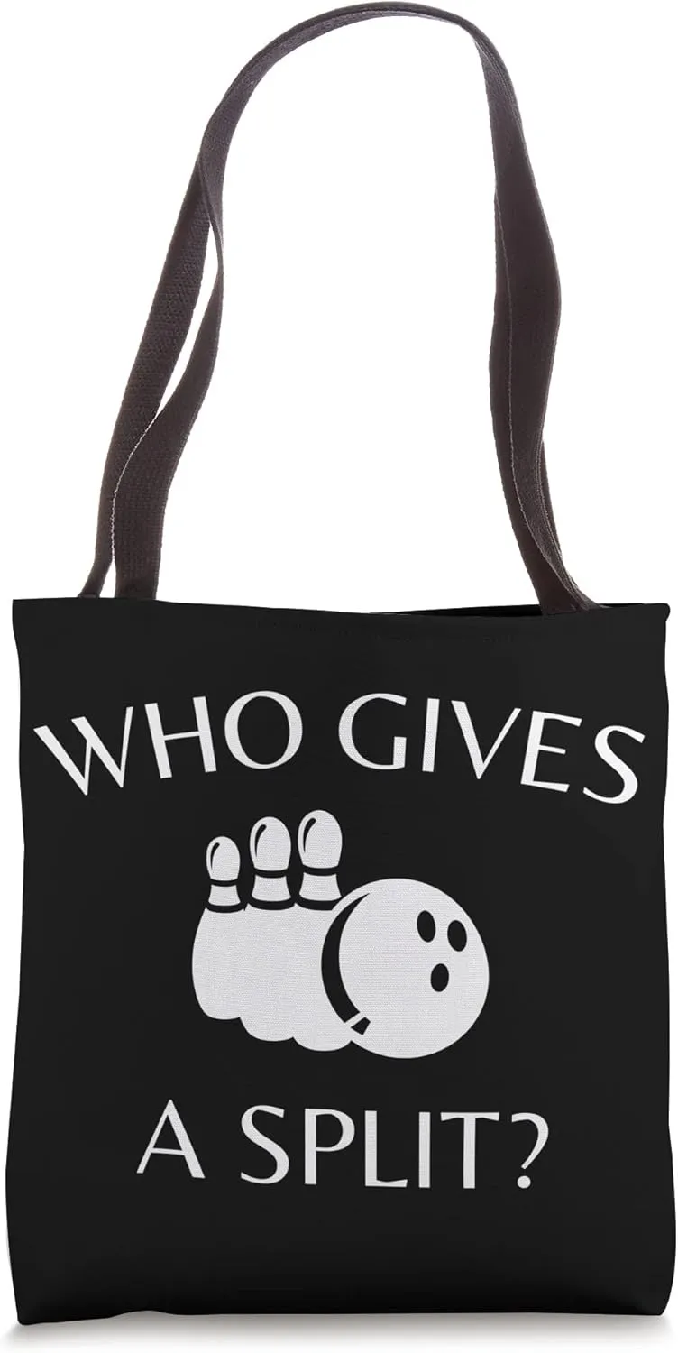Who Gives A Spit? Bowling Tote Bag