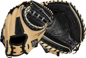 Wilson A2K Baseball Catcher's Mitts - 33.5", Right Hand Throw