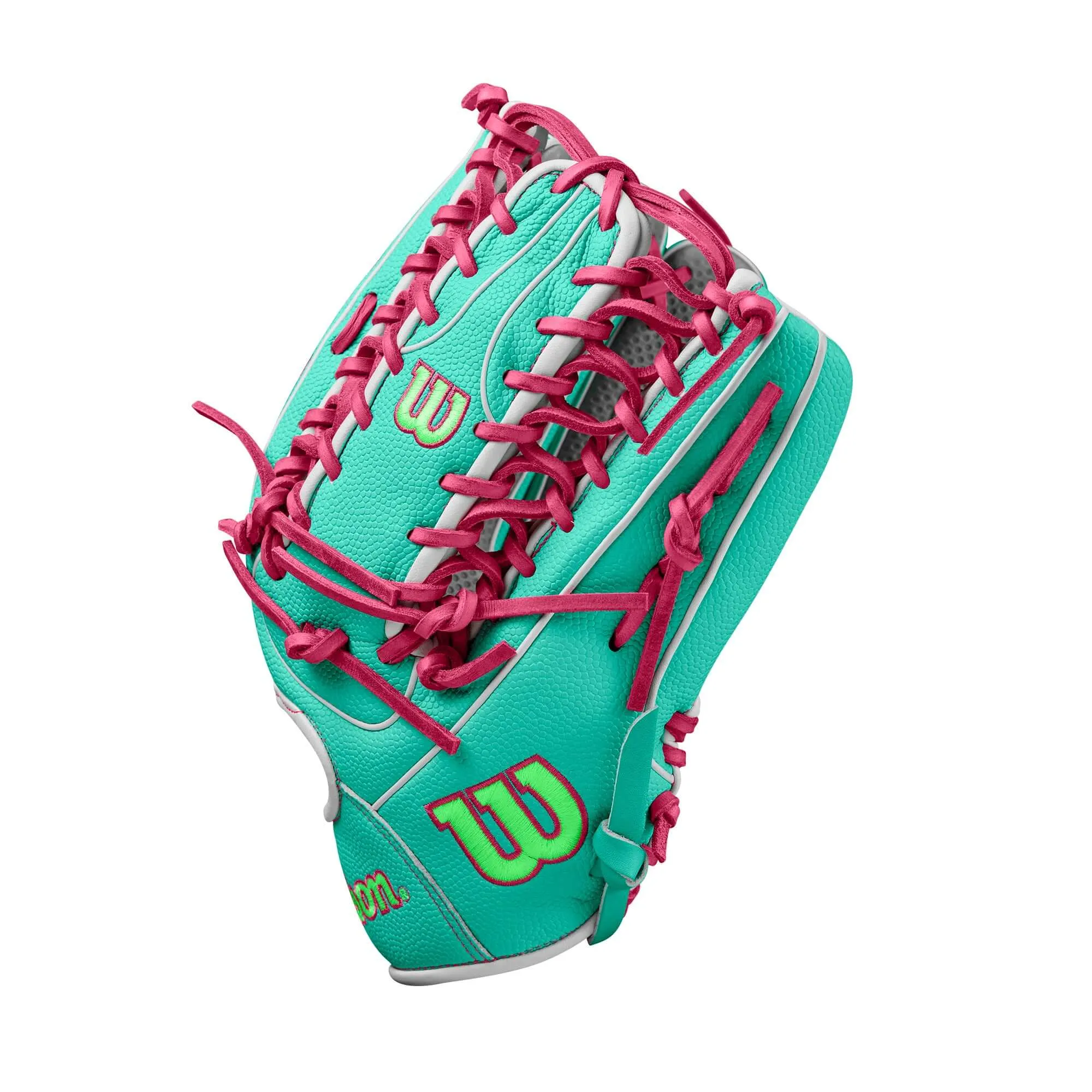 Wilson Spring 2025 A2000 SCOT7SS Seafoam/White/Flamingo 12.75"