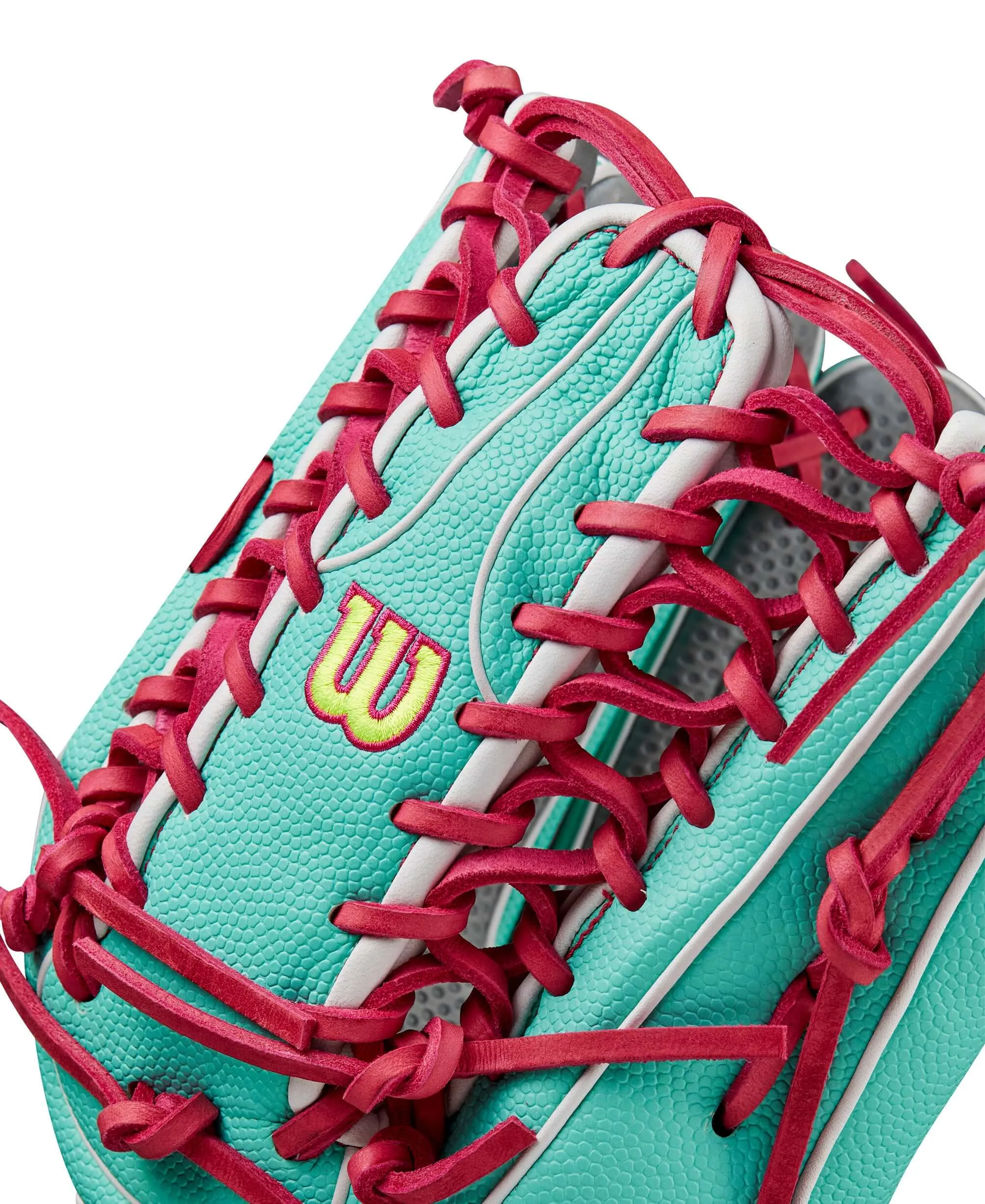 Wilson Spring 2025 A2000 SCOT7SS Seafoam/White/Flamingo 12.75"