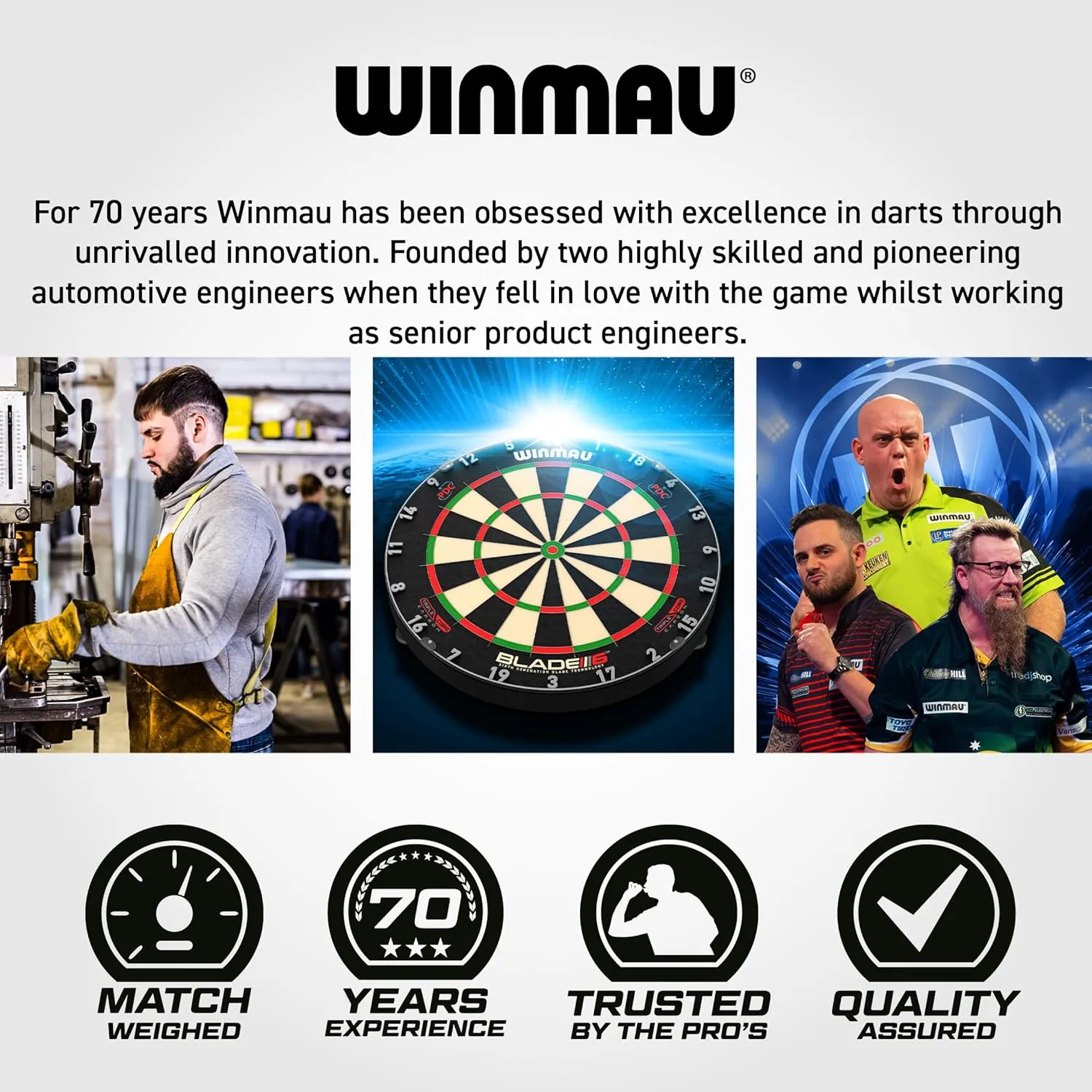 Winmau Darts Callisto Series 90% Professional Tungsten Steel Tip Darts Set with Dart Flights and Dart Shafts (Stems) - Available in Three Styles - 22g, 23g, 24g, 25g & 26g Dart