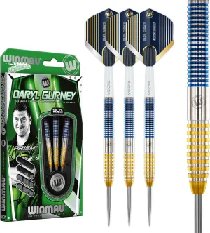Winmau Darts - Professional Player - Daryl Gurney SC 1.0 Series 90% Tungsten Darts Set with Dart Flights and Dart Shafts (Stems) – Available in Soft and Steel Tip - Available Weights 20g and 23g