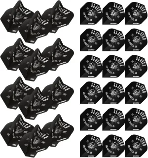 Winmau Rock Legends Slayer LA Dart Flights - 10 Sets per Pack (30 Dart Flights in Total)