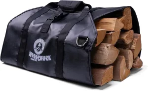 Woodchuck Vinyl Firewood Sling - Firewood Carrier, Log Carrier for Firewood, Fire Wood Carrier Tote, Wood Carrier for Firewood Bag, Wood Carrying Bag, Firewood Carry Bag, Log Tote