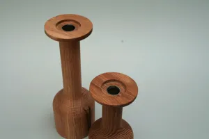 Wooden Candlestick Holders
