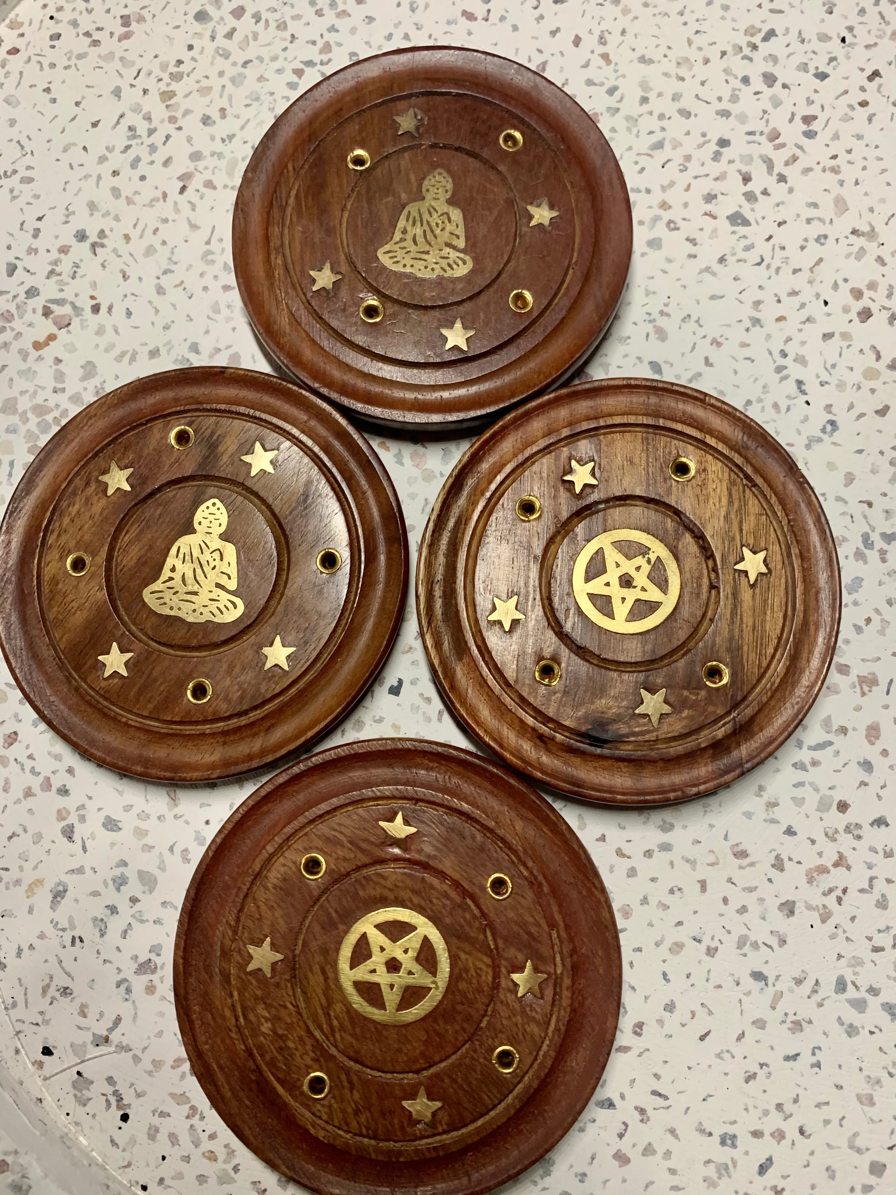Wooden Incense Holder