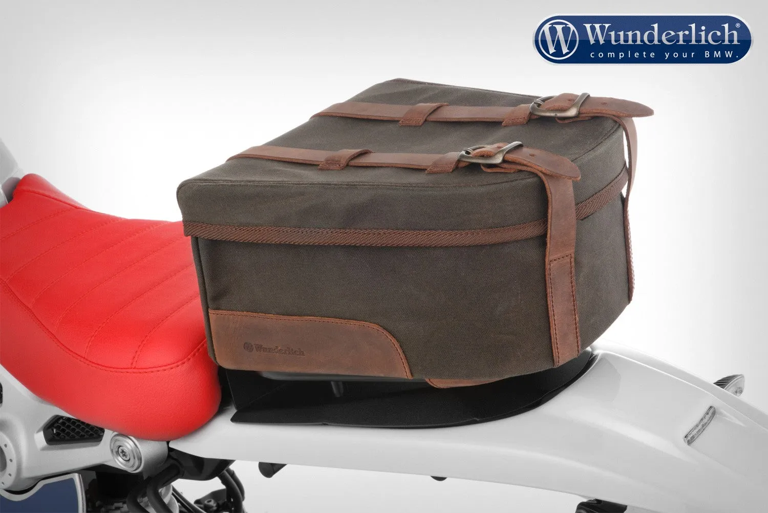 Wunderlich "Mammut" saddle bag for passenger luggage carrier - khaki