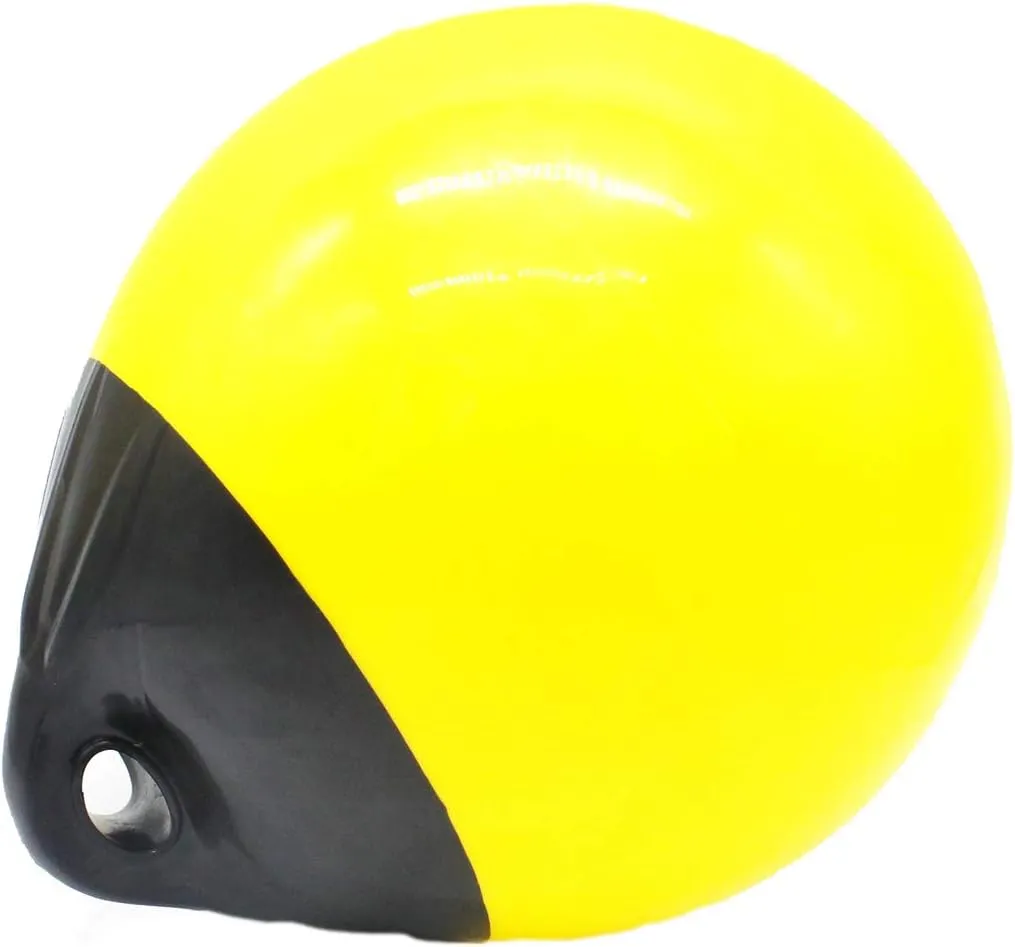 X-Haibei Pair of Boat Fenders Ball Round Anchor Buoy, Dock Bumper Ball Inflatable Vinyl Shield Protection Marine Mooring Buoys