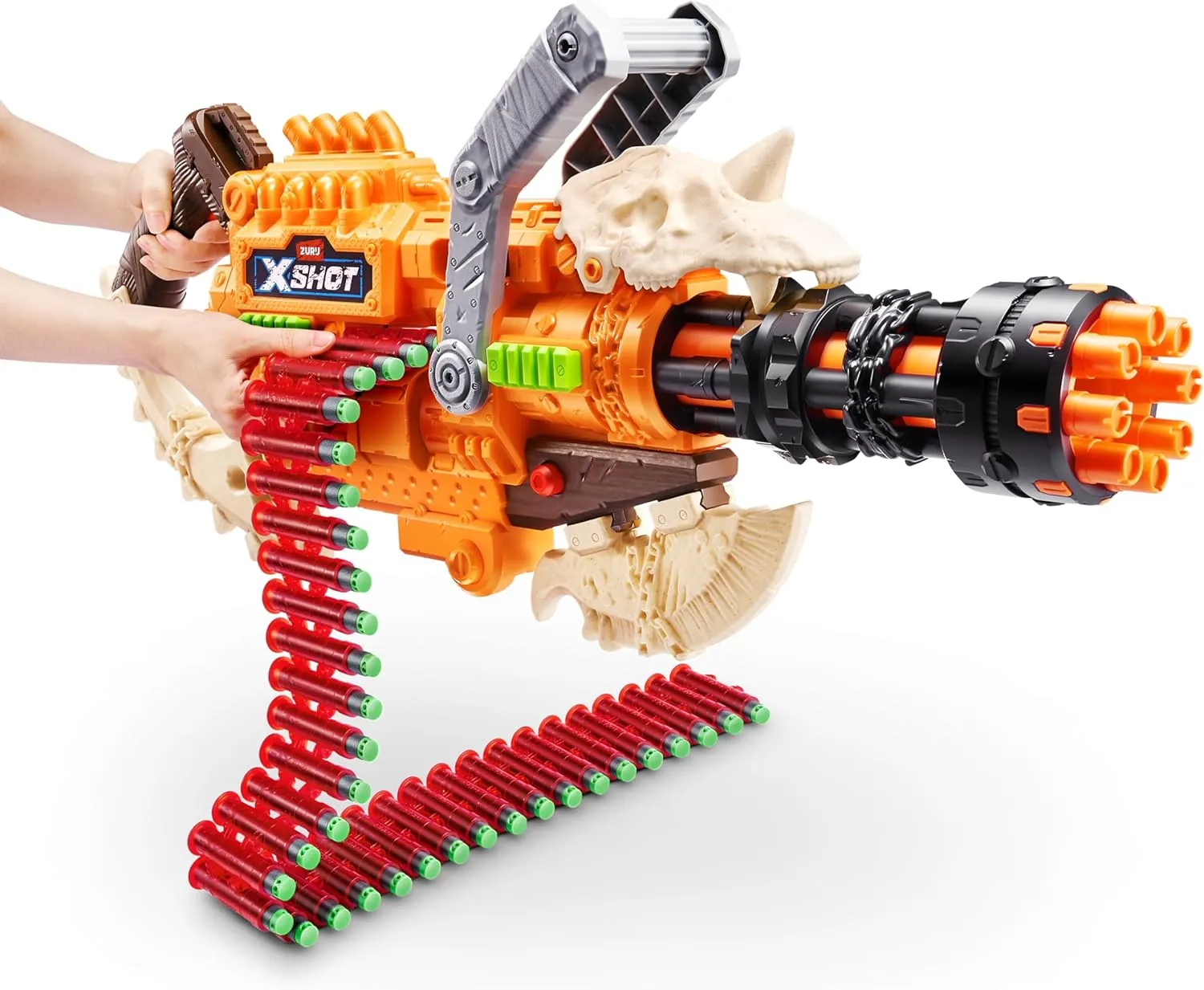 X-Shot XSHOT Insanity HorrorFire Dread Hammer by Zuru with 48 Darts, Air Pocket Technology Darts and Dart Storage, Outdoor Toy for Boys and Girls, Teens and Adults