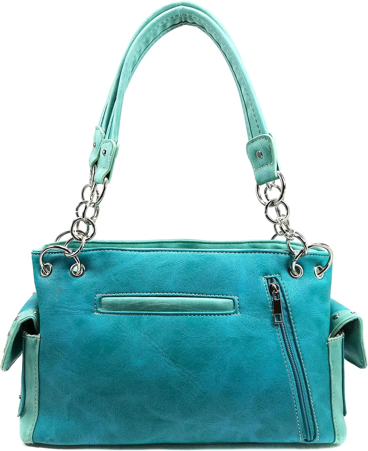 Zelris Butterfly Flower Season Embroidery Women Conceal Carry Shoulder Handbag