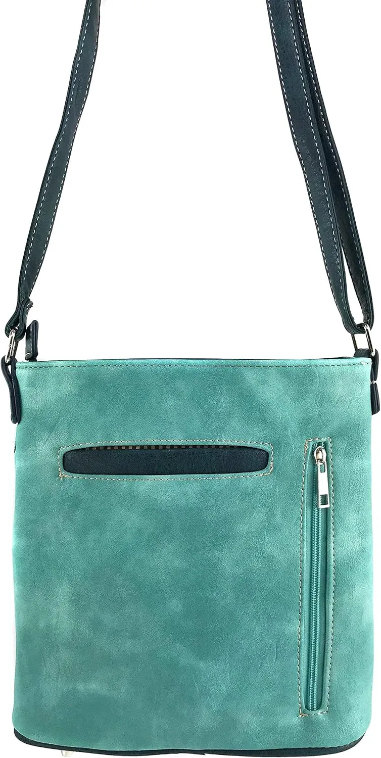 Zelris Spring Bloom Western Cross Women Conceal Carry Crossbody Messenger