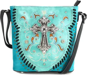 Zelris Spring Bloom Western Cross Women Conceal Carry Crossbody Messenger