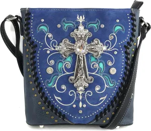 Zelris Spring Bloom Western Cross Women Conceal Carry Crossbody Messenger