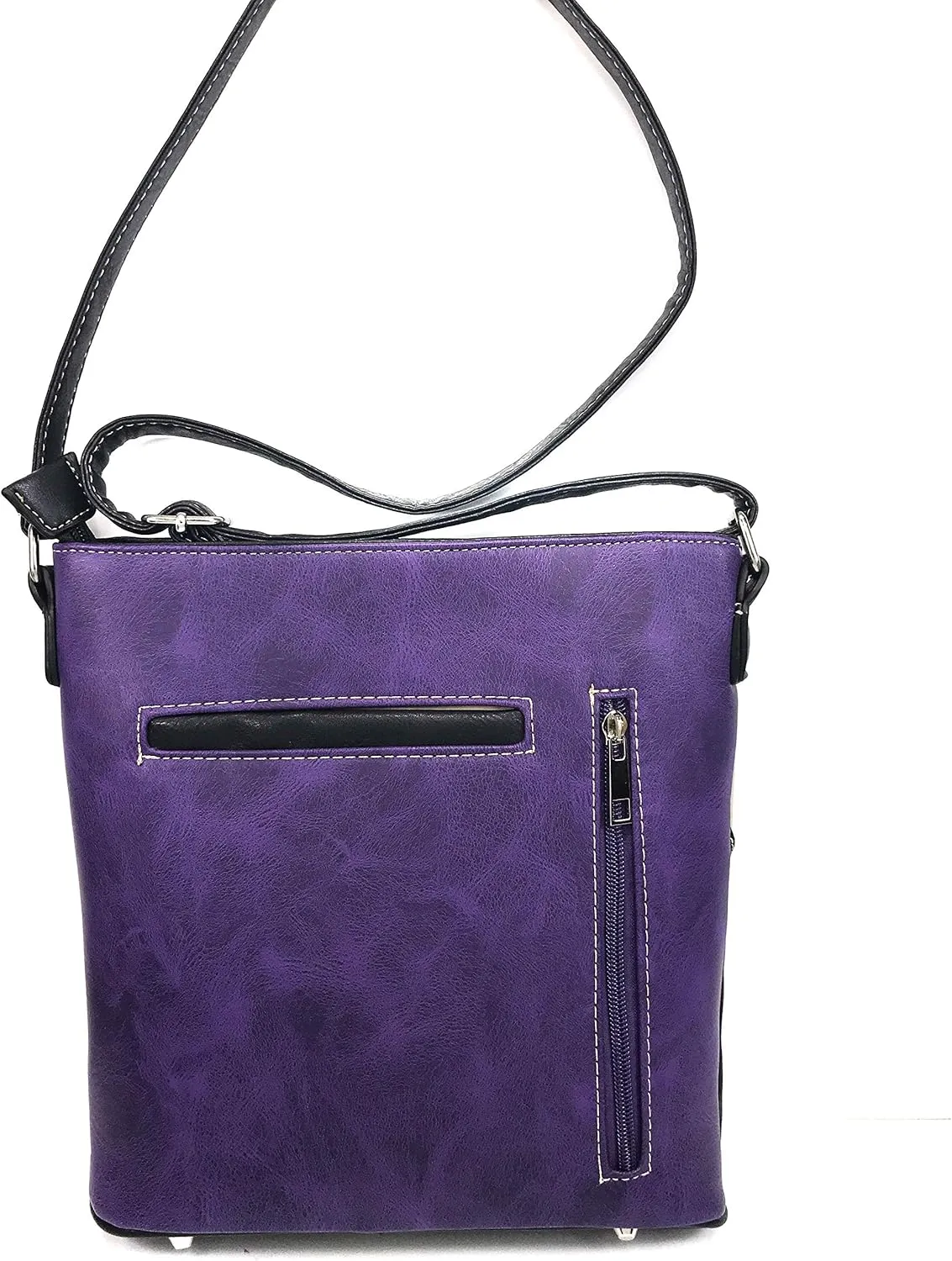 Zelris Western Silver Cross Turquoise Women Conceal Carry Crossbody Messenger